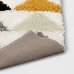 5'x7' Triangles Shag Kids' Rug Black/Cream - Pillowfort™ -Children Household Items GUEST e44aac54 67f7 445d ac92 34dbc5ad1767