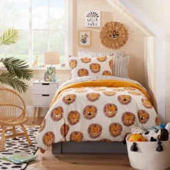 Water Hyacinth Lion Head Kids' Wall Décor Natural - Pillowfort™ -Children Household Items GUEST e8094143 9697 466a b672 69fb37d25388