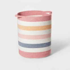 Striped Coiled Rope Kids' Storage Bin - Pillowfort™ -Children Household Items GUEST eaec7bab 4cac 406d 83bf c814e15226a9
