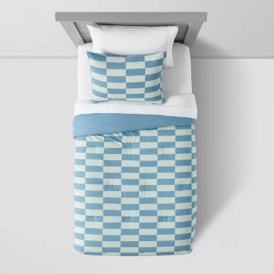 Kids' Comforter Set Checkers - Pillowfort™ 4 Kids' Comforter Set Checkers - Pillowfort™ - Image 2