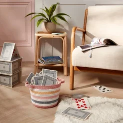 Striped Coiled Rope Kids' Storage Bin - Pillowfort™ -Children Household Items GUEST f34aa5dc 5c04 4334 a97a 7f1abceb89ea