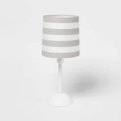 Striped Kids' Accent Lamp Gray - Pillowfort™ -Children Household Items GUEST f5e0836d fd0d 4b9a 9fbc dcb36353a664
