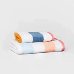 Striped Kids’ Towel With SILVADUR™ Antimicrobial Technology - Pillowfort™ -Children Household Items GUEST fabda123 5e65 422b 9285 e2292cc17f70