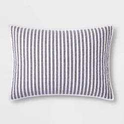 Chambray Striped Kids' Sham - Pillowfort™ -Children Household Items GUEST fb526645 755a 4412 920a 59597bab4dd7