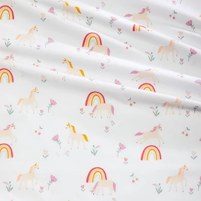 Unicorn Cotton Kids' Sheet Set - Pillowfort™ 5 Unicorn Cotton Kids' Sheet Set - Pillowfort™ - Image 3
