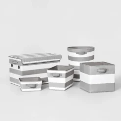 Canvas Striped Kids' Bin - Pillowfort™ 9 Canvas Striped Kids' Bin - Pillowfort™ -Children Household Items GUEST ffba7162 489f 4be4 93c1 6a1844d32cab 1